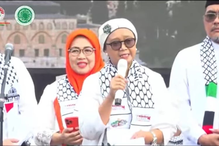 Petikan Puisi Menlu Retno Marsudi Berjudul Palestina Saudaraku Dalam