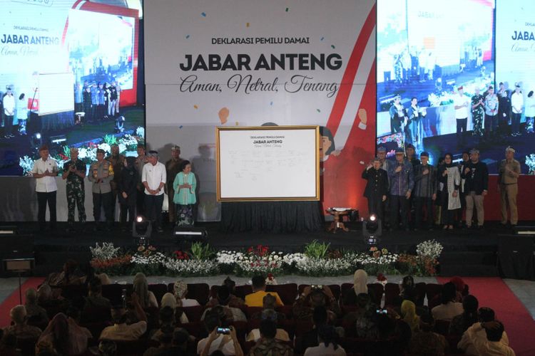 Deklarasi Jabar Anteng Pemilu 2024 Tokoh Masyarakat Harap Jangan Hanya