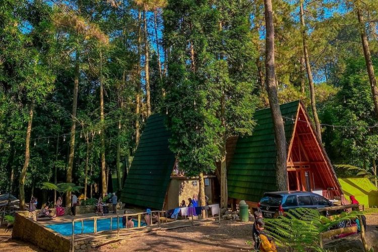 Mulai 500 Ribuan Glamping Hutan Pinus Ala Swiss Di Puncak Bogor