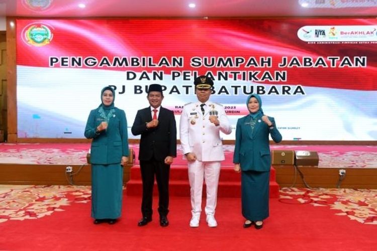 Pj Gubernur Sumut HassanudinLantik Pj Bupati Batu Bara Nizhamul