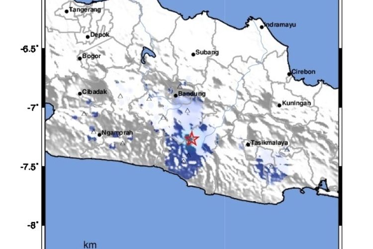 Gempa Terkini M3 1 Guncang Kab Garut Jabar Hari Ini 4 Januari 2024