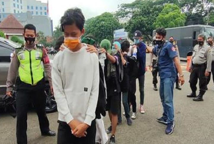 Kepergok Ikut Demo Tolak Omnibus Law Cipta Kerja Ratusan Pelajar