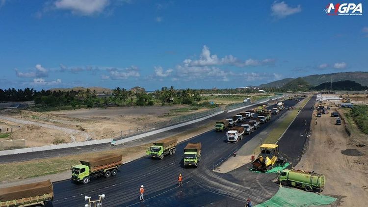 Pembangunan Sirkuit Mandalika Sudah Capai Persen Siap Homologasi