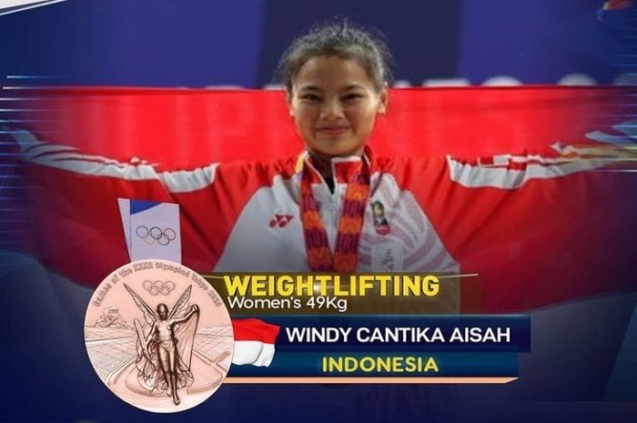 Windy Cantika Sumbang Medali Pertama Indonesia Di Olimpiade Tokyo 2020