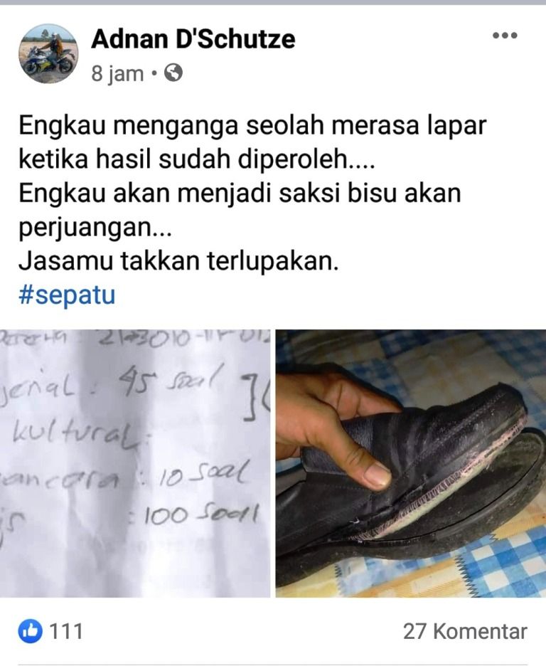 Kisah Heroik Sepatu Di Ujian Skd Cpns Dan Kompetensi Pppk Guru