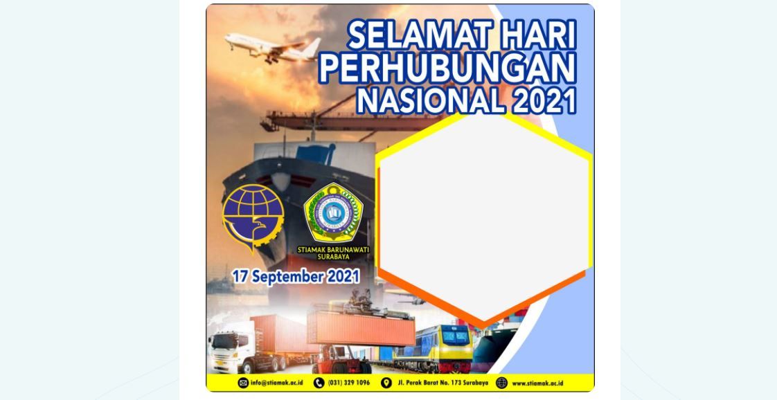 25 Twibbon Hari Perhubungan Nasional 2021 Bisa Pilih Bingkai Foto