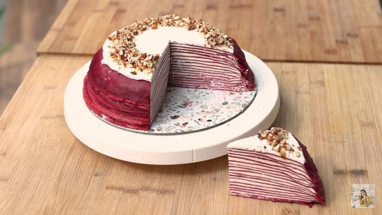 Tanpa Oven Berikut Resep Mille Crepe Cake Rasa Red Vevet Ala Mastechef