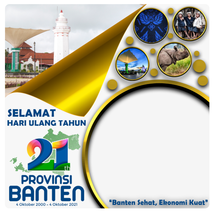 Hari Jadi Provinsi Banten Logo Spanduk Twibbon Tema Hut Dan Hari 17472 The Best Porn Website 2382