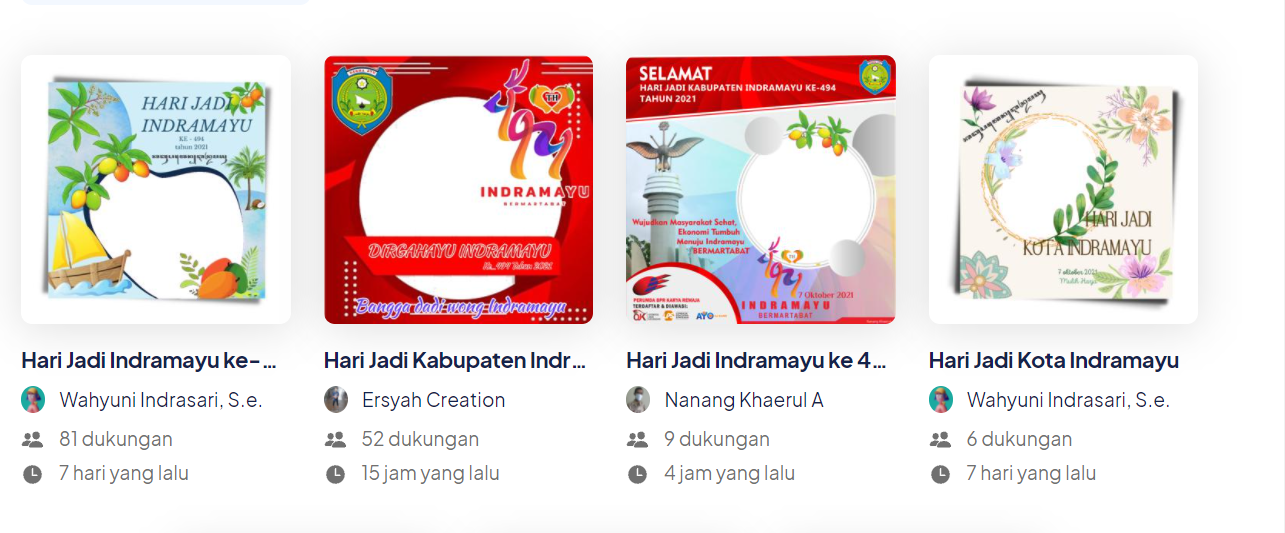 Rayakan HUT Indramayu 2021 Dengan Pasang Twibbon Hari Jadi Indramayu Ke