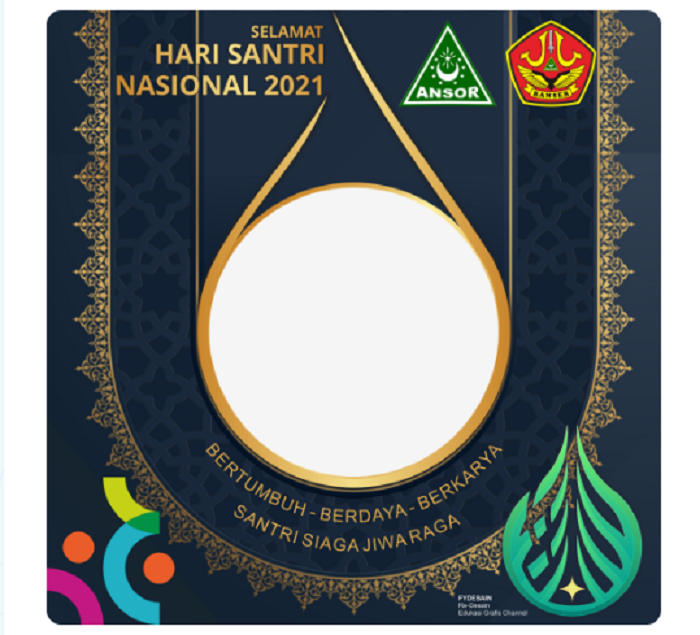 Link Twibbon Hari Santri Ansor Banser Pasang Bingkai Foto Hari