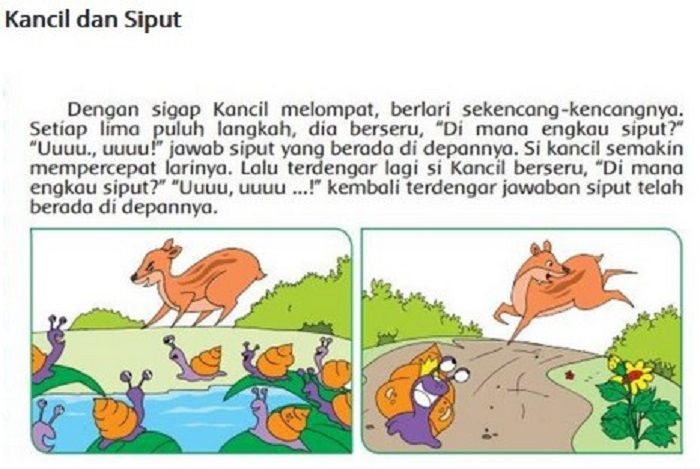 Kunci Jawaban Cerita Kancil Dan Siput Siapakah Yang Memiliki Sikap