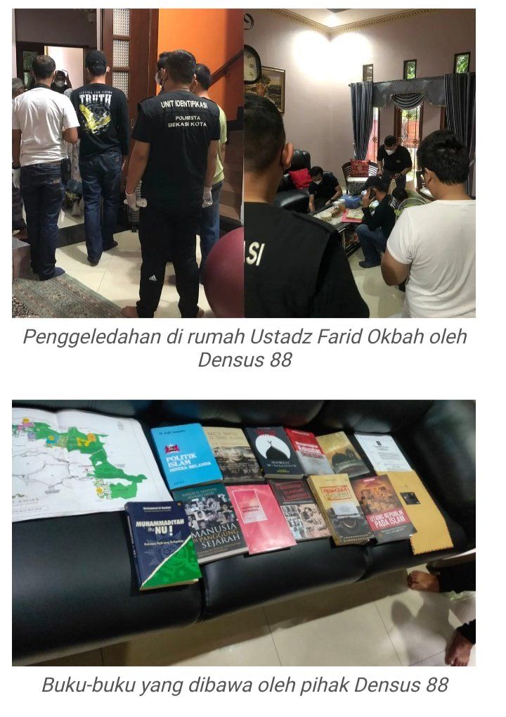 Tokoh Agama Ustadz Farid Okbah Zain An Najah Anung Al Hamat Ditangkap