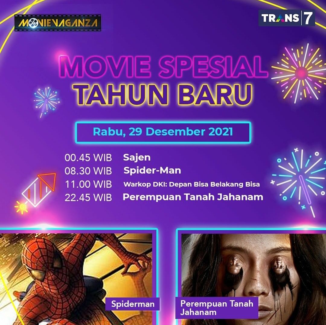 Film Spiderman No Way Home Tayang Bioskop Trans TV Saat Malam Tahun