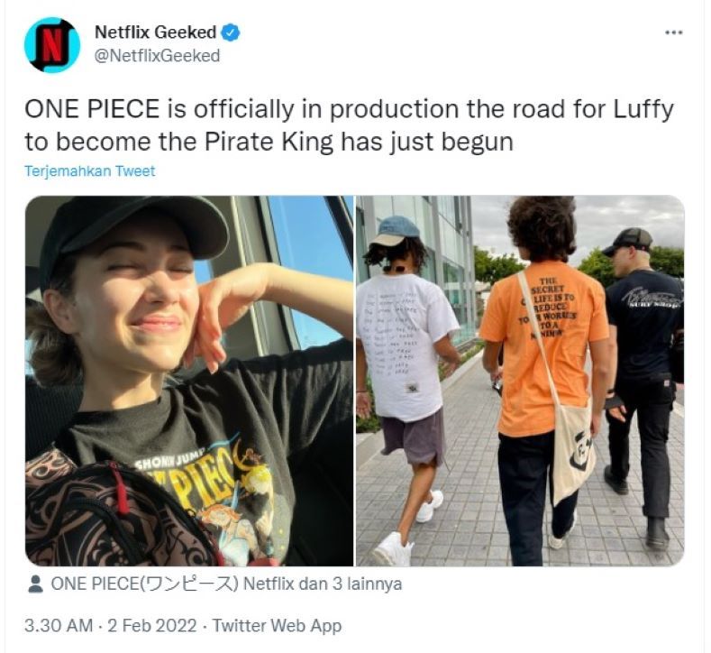 Adaptasi Netflix One Piece Live Action Mulai Diproduksi Akankah Tayang Tahun Ini Purbalinggaku