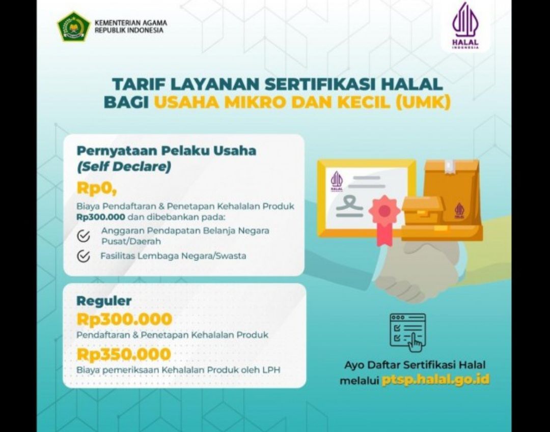 Sertifikasi Halal Gratis Dari Bpjph Disiapkan Kuota Untuk Umk