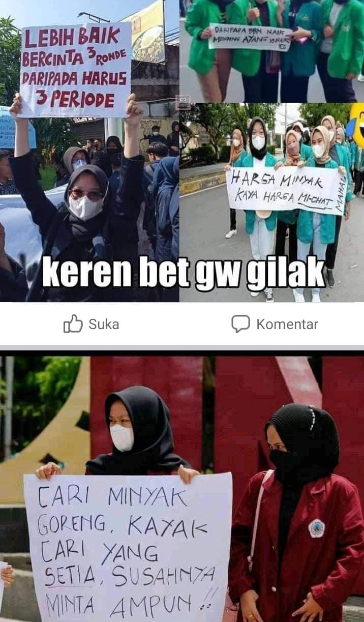 Momen Demo Bem Si April Telanjangi Ade Armando Hingga Meme