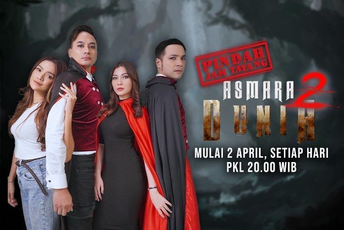 Jadwal Acara TV Indosiar 19 April 2022 Mega Series Asmara 2 Dunia