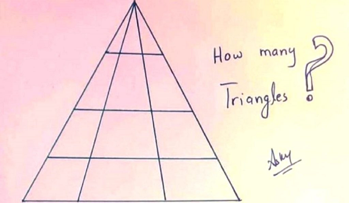 Tes Iq Yakin Jago Matematika Coba Hitung Jumlah Seluruh Segitiga Yang