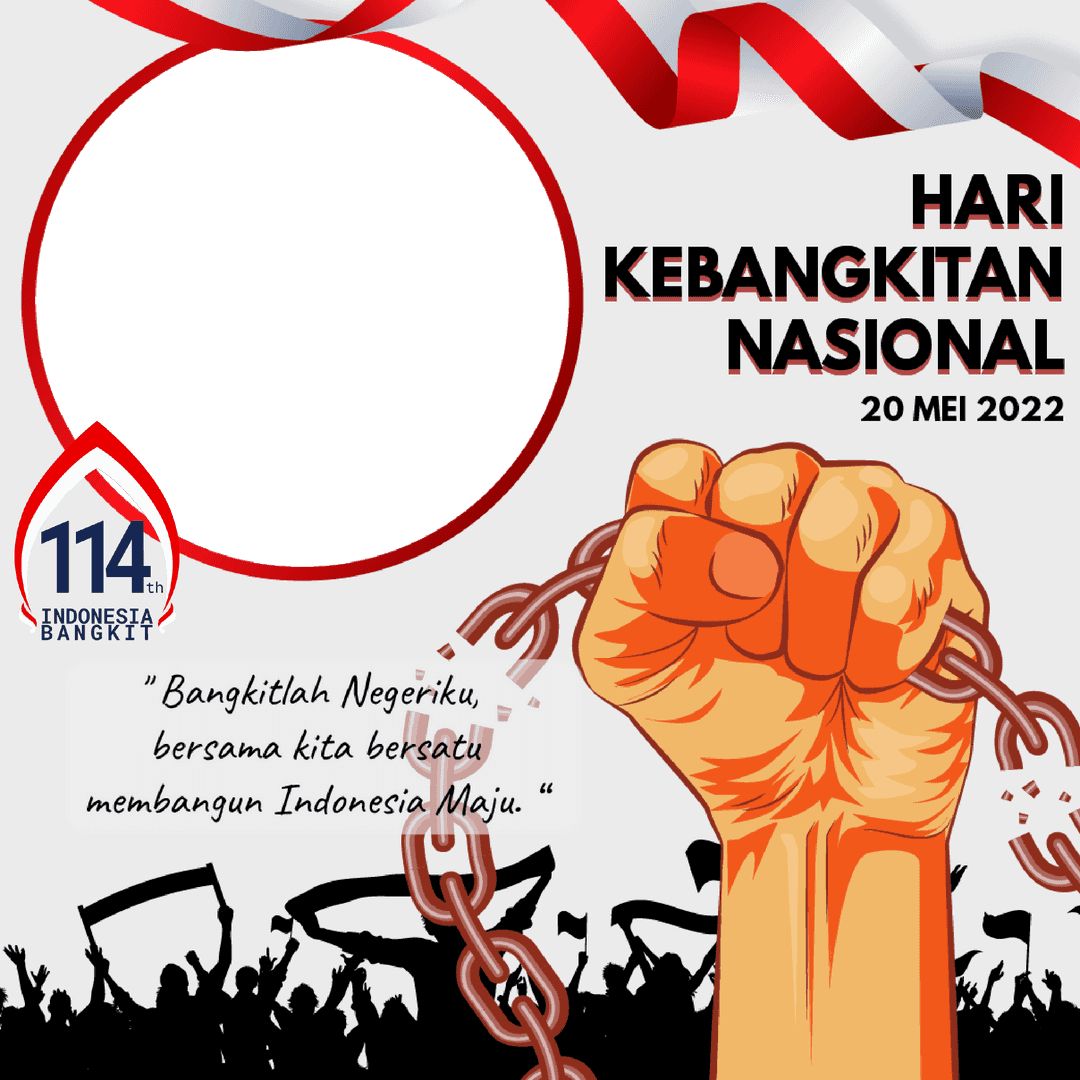 Twibbon Hari Kebangkitan Nasional 2022 Gratis Poster Harkitnas Untuk