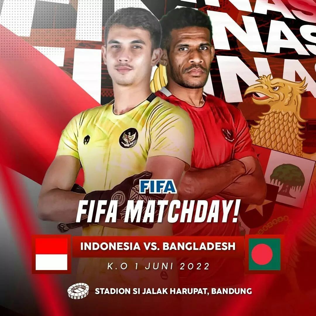 Berikut Daftar Pemain Timnas Indonesia Vs Timnas Bangladesh Di Laga