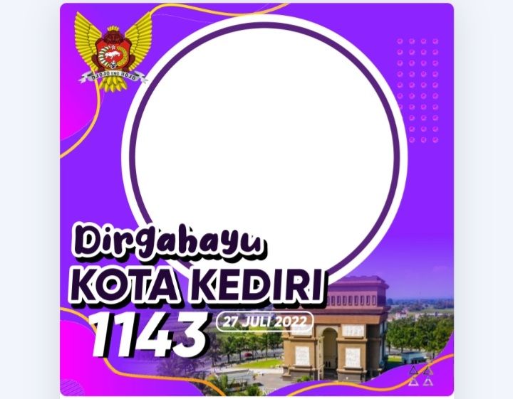 Tersedia Link Twibbon Hari Jadi Ke Kota Kediri Yang Cocok