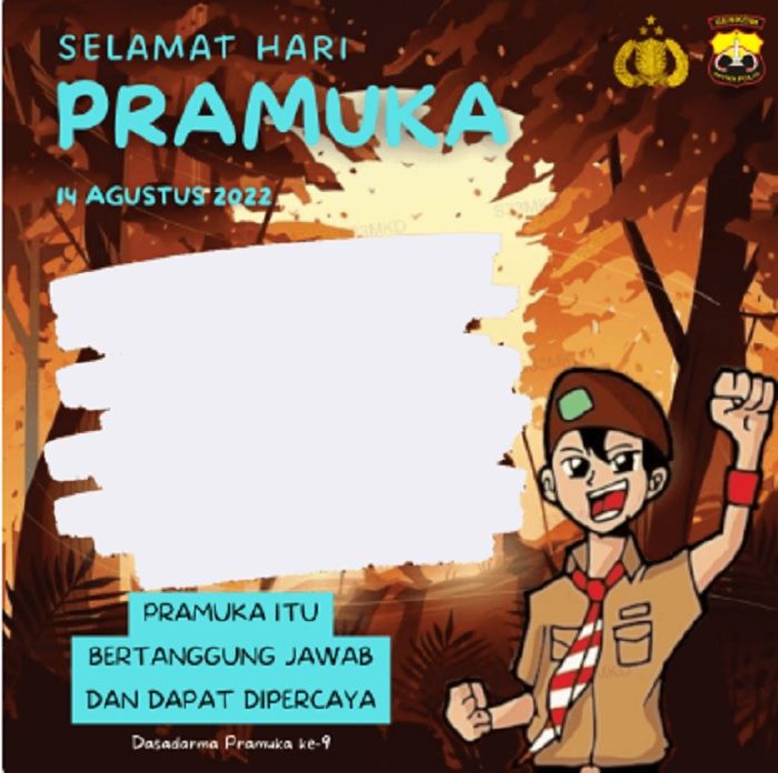 Link Twibbon Hari Pramuka Ke Tema Mengabdi Tanpa Batas