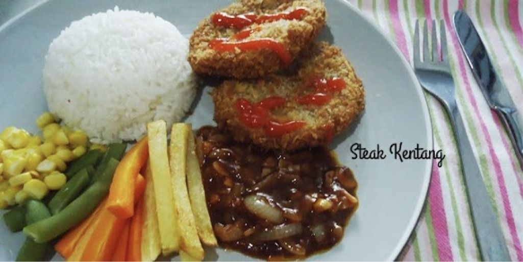 Resep Steak Kentang Saus Lada Hitam Yang Paling Enak