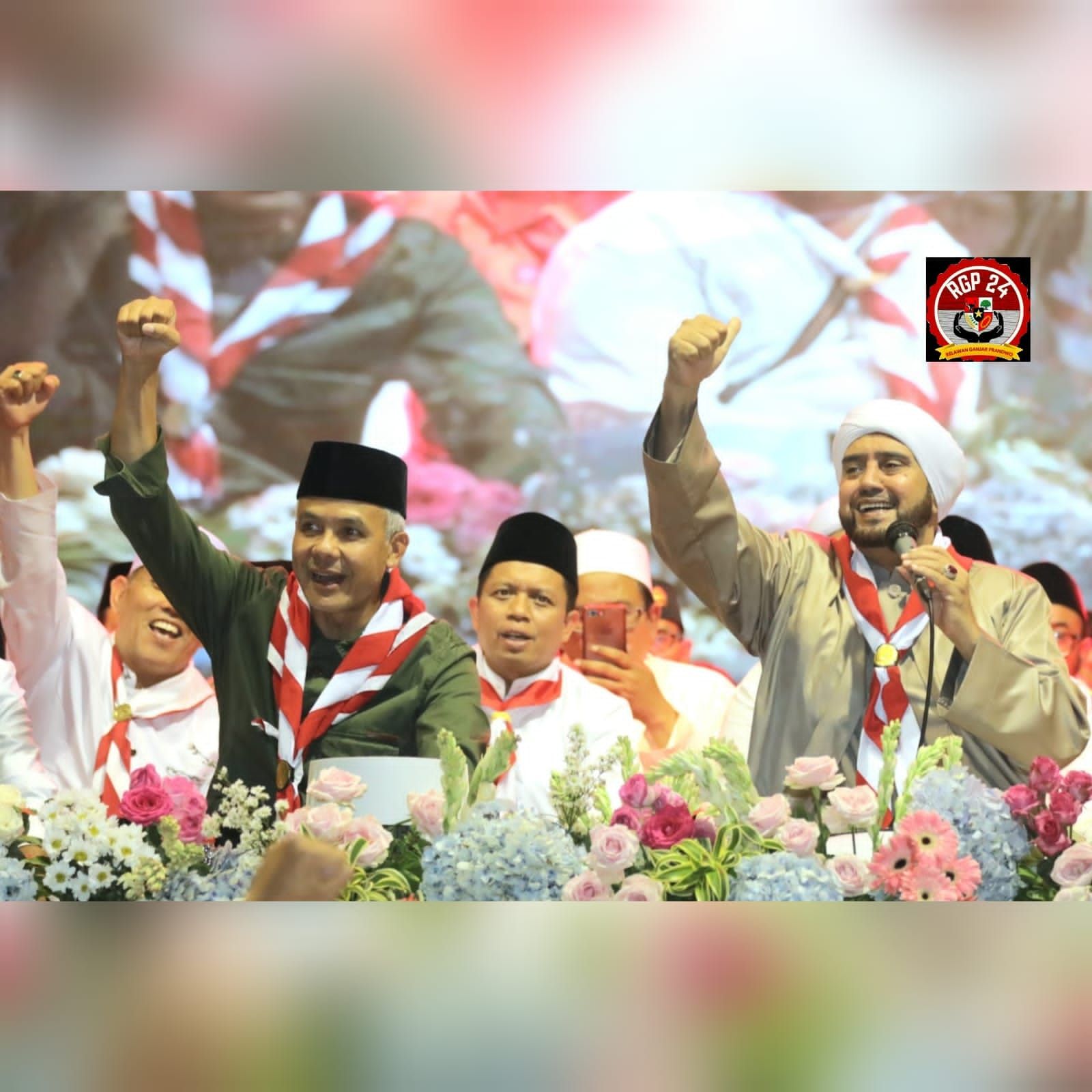 Acara Jateng Bersholawat Dihadiri Habib Syech Dan Ganjar Pranowo