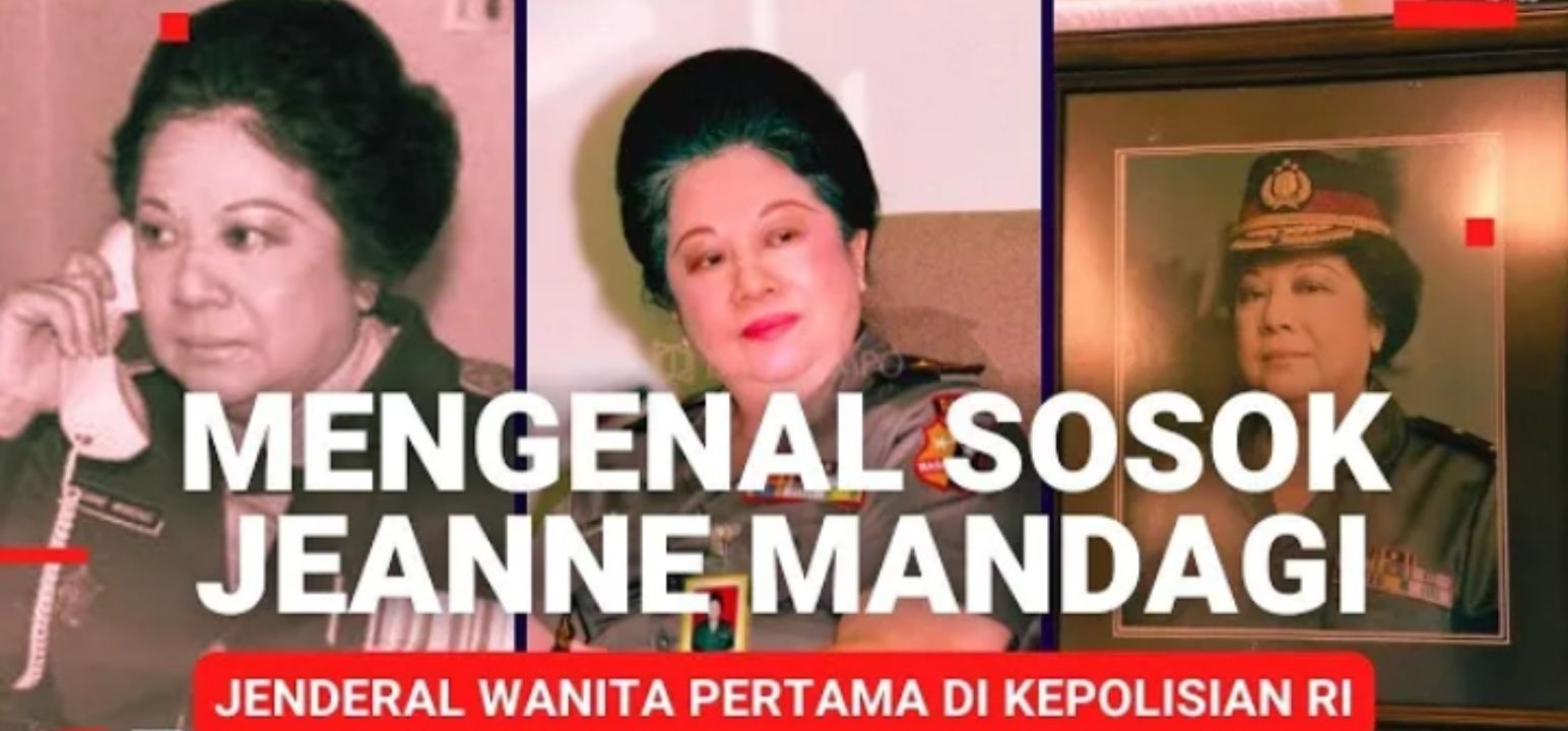 Polwan Cantik Pangkat Jenderal Pertama Jeanne Mandagi Asal Manado