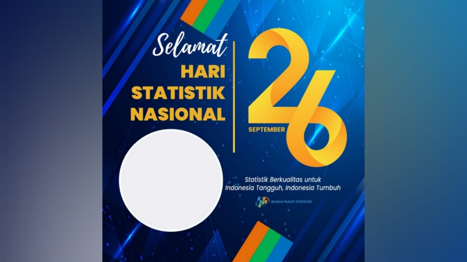 Link Twibbon Hari Statistik Nasional Gunakan Untuk Ikut Serta