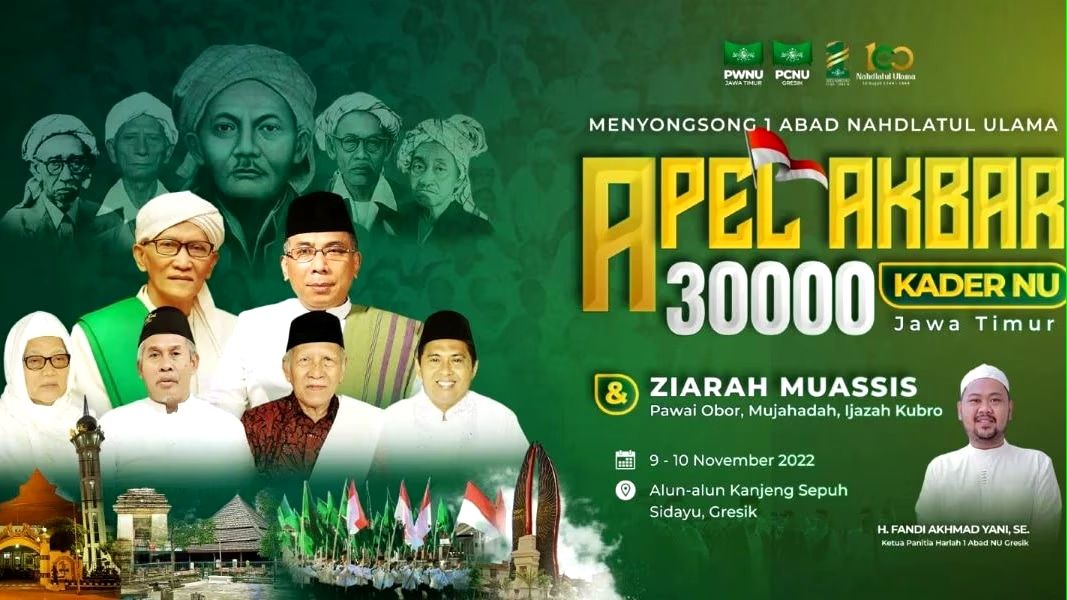 Ini Daftar Lengkap Jadwal Dan Agenda Apel Akbar 30 Ribu Kader NU Jatim