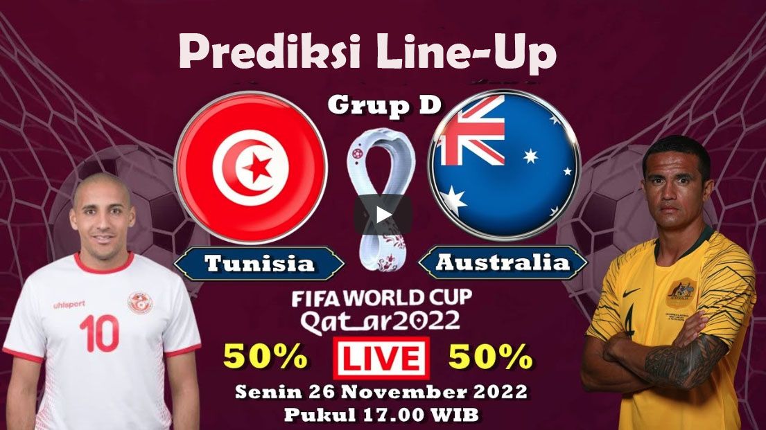 Starting Line Up Dan Profil Tunisia Vs Australia Di Piala Dunia