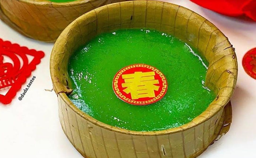 Resep Kue Keranjang Khas Imlek Rasa Pandan Rasanya Legit Dan Harum