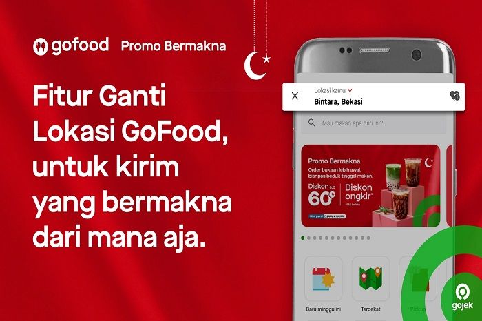 Cara Pesan Gofood Beda Kota Dengan Fitur Ganti Lokasi Antar Makanan