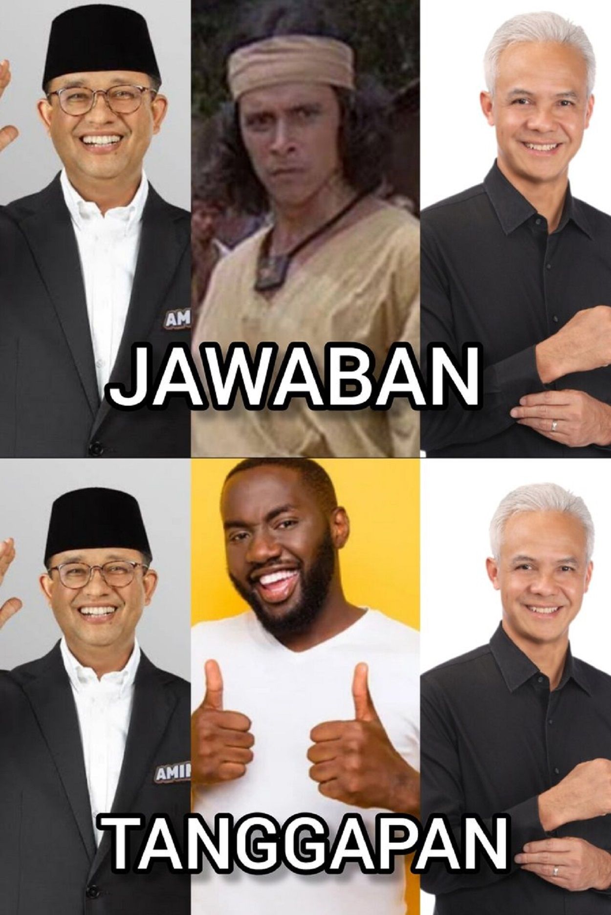 Ngakak Meme Debat Lucu Capres Anies Ganjar Vs Prabowo