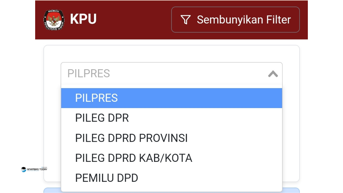 Begini Cara Cek Hasil Pilpres Dan Pileg Di Situs Kpu Yang