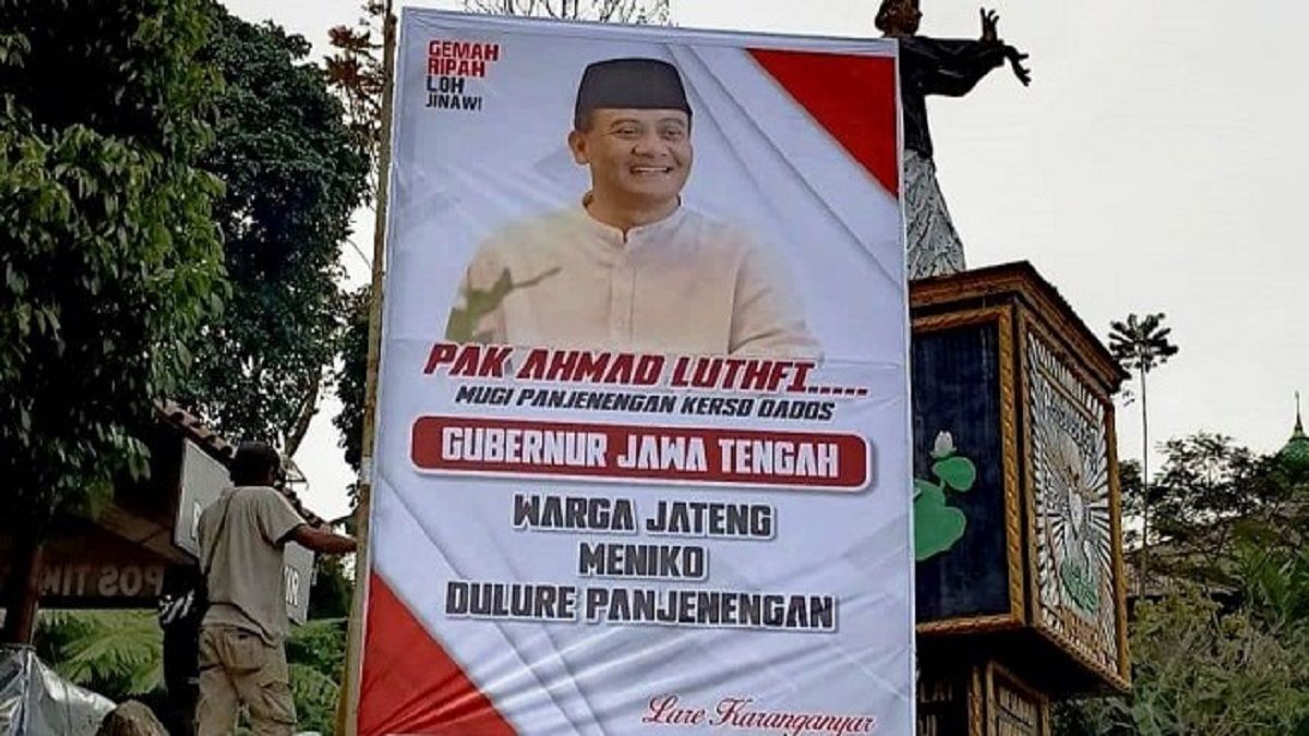 Banyak Baliho Cagub Jateng Bertebaran Jelang Pilkada Begini