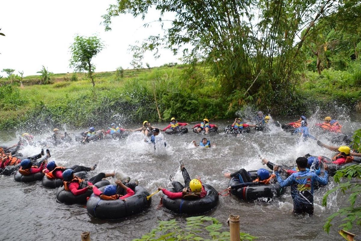 Heboh Seru Dan Makan Kenyang Ini Harga Tiket Tubing Watu Kapu Klaten