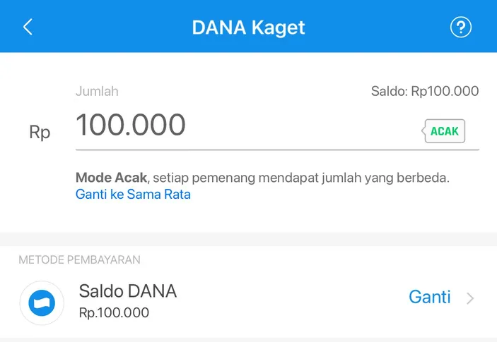 AMBIL SALDO DANA Gratis Rp100 Ribu Mudah Tanpa Syarat Klaim Link