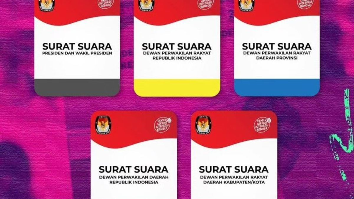 JANGAN SALAH Ada 5 Jenis Surat Suara Di Pemilu 2024 Yuk Kenali Lebih