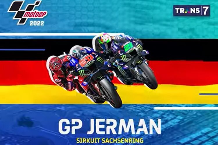 Jadwal Live Race MotoGP Jerman 2022 Di Trans7 Hari Ini 19 Juni 2022