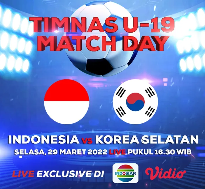 Jadwal Timnas Indonesia U 19 Vs Korea Selatan Tayang Di Mana TV Apa