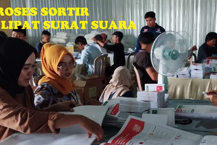 Kpu Bintan Butuh Hari Untuk Sortir Dan Lipat Surat Suara Pemilu