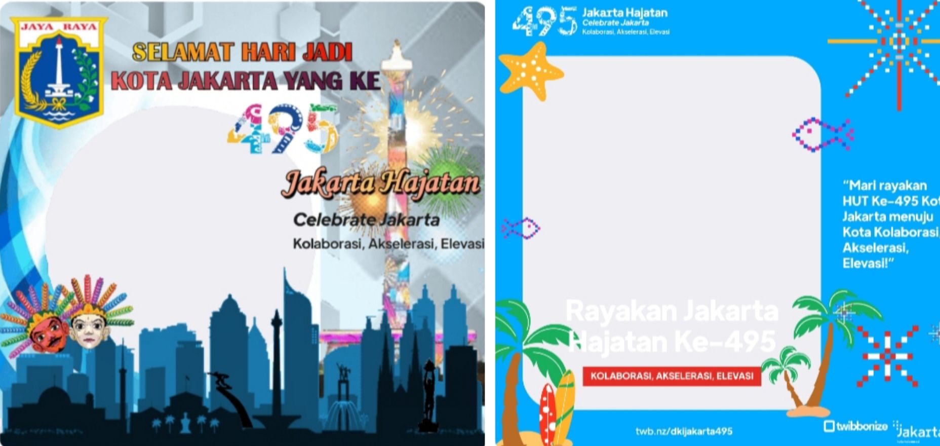 Link Twibbon Ulang Tahun Jakarta Terbaru Gunakan Gratis Dan