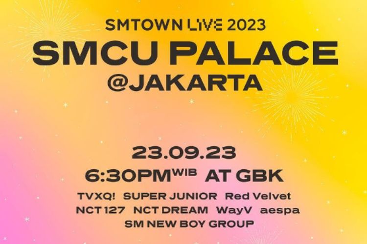 Seat Plan Konser SMTOWN Jakarta 2023 Resmi Rilis SM Stan Wajib Simak