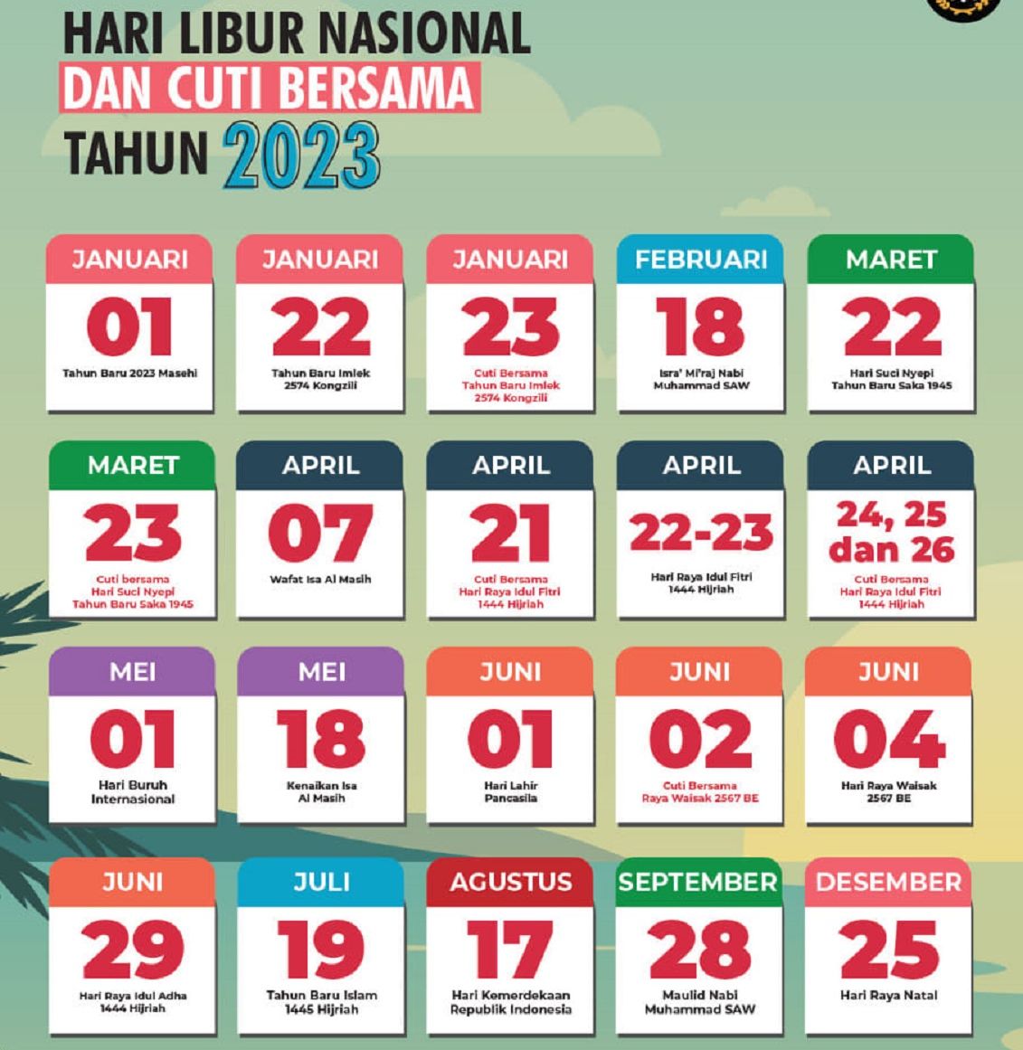 Kalender Lengkap Hari Libur Dan Cuti Bersama Nasional Hot Sex Picture