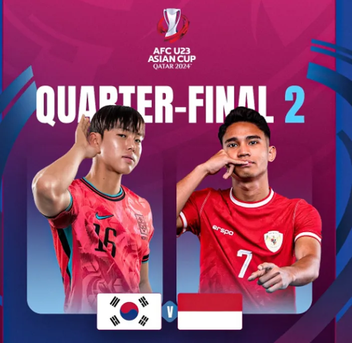 3 LINK LIVE STREAMING Indonesia Vs Korea Selatan Piala Asia U 23 2024