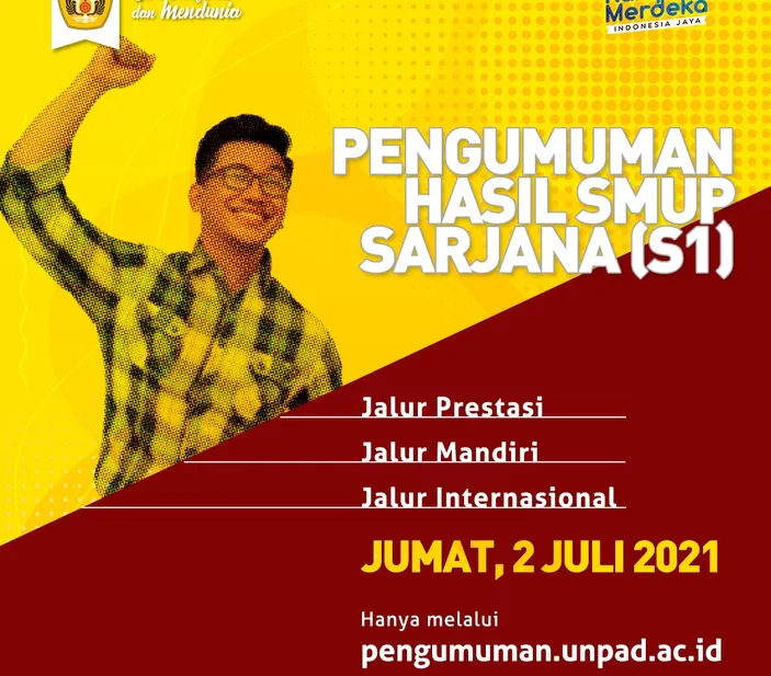 Hasil Lengkap SMUP UNPAD 2021 Cek Link Pengumuman Unpad Ac Id Ini