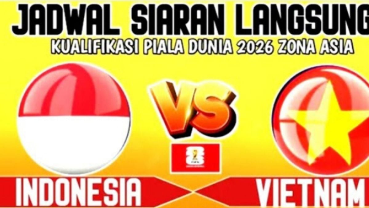 Laga Timnas Indonesia Vs Vietnam Tayang Dimana Cek Jadwal Dan Link