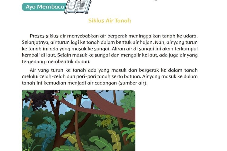 Kunci Jawaban Tema 8 Kelas 5 Halaman 55 56 Buku Tematik Siklus Air